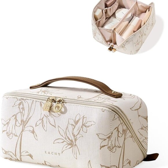 Handbags - Travel Makeup Bag, Large Capacity Cosmetic Bags for Women, Waterproof Portable P